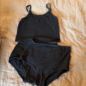 ARQ black 2- L high waisted bottoms ONLY